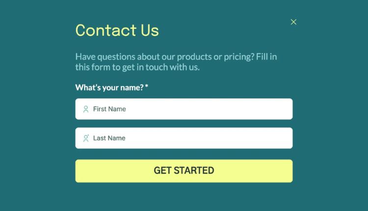 contact form website